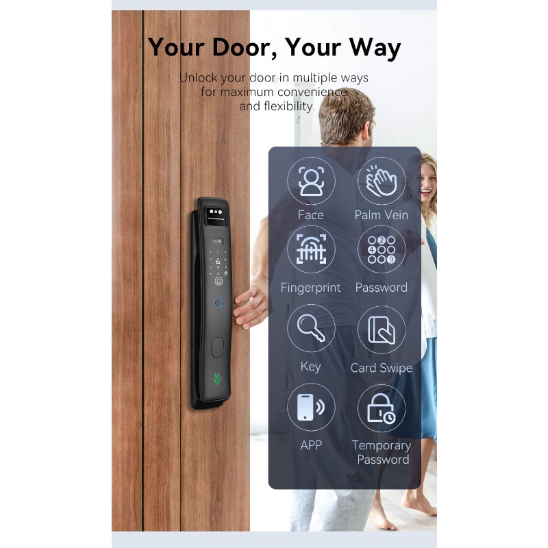 공장가 3D 얼굴인식 투야 와이파이 카메라 비디오 인터 - Smart Door Lock With Camera Intercom 리뷰 및 가격