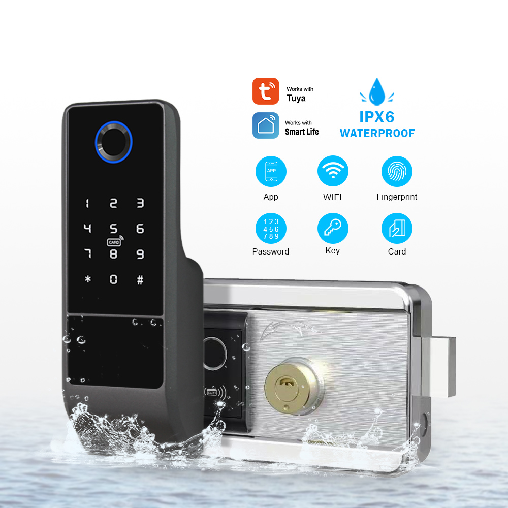 방수 투야 앱 와이파이 잠금장치 양면 전자 지문 스마트 - Smart Door Lock Fingerprint Wifi 리뷰 및 가격