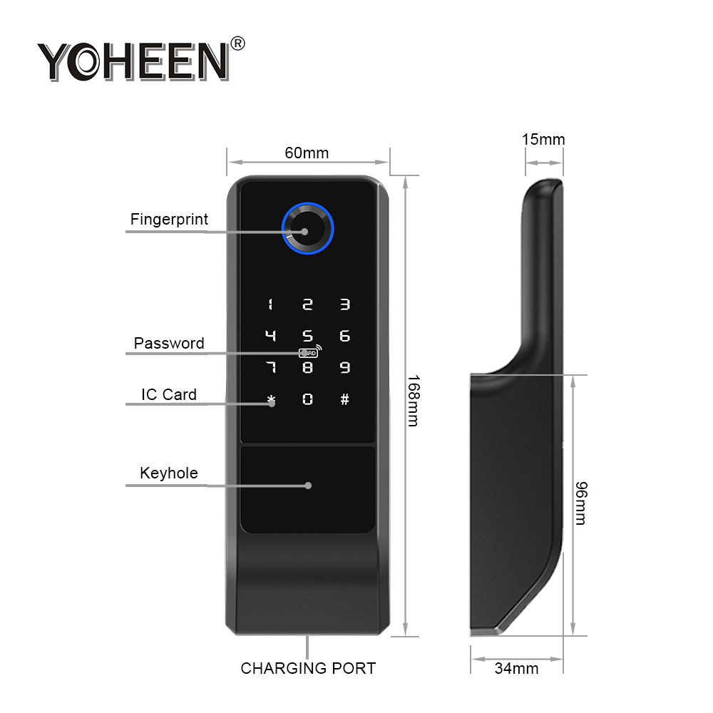 방수 투야 앱 와이파이 잠금장치 양면 전자 지문 스마트 - Smart Door Lock Fingerprint Wifi 리뷰 및 가격
