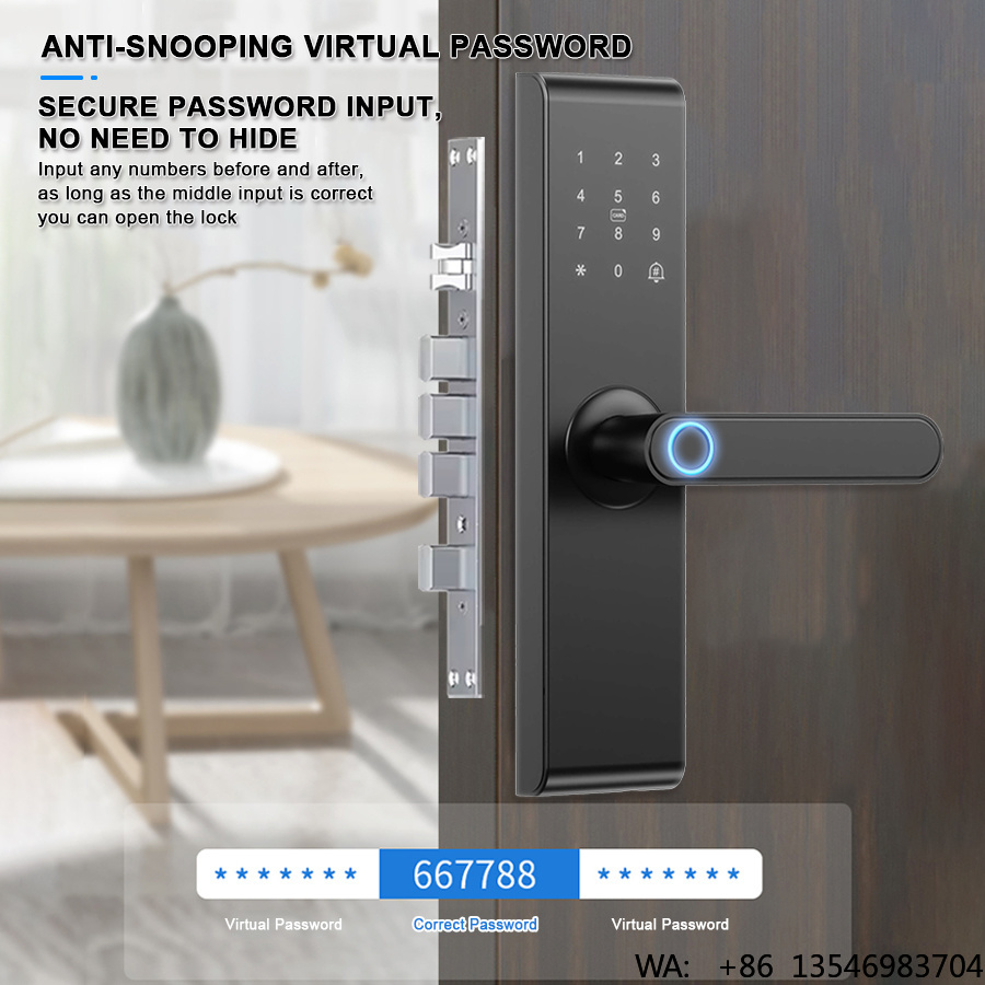 이테크이 맞춤형 키리스 와이파이 TT락 앱 디지털 생체 - Digital Door Lock Fingerprint Handle 리뷰 및 가격
