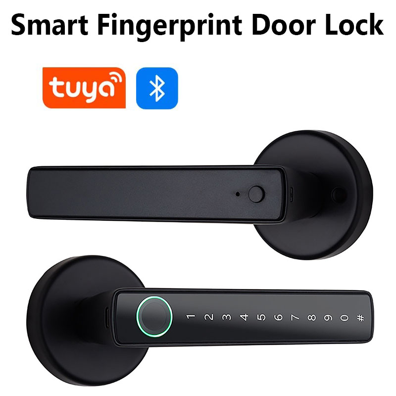 Tuya Bluetooth 스마트 지문 도어 잠금 장치 - Smart Lock Zigbee Gateway 리뷰 및 가격