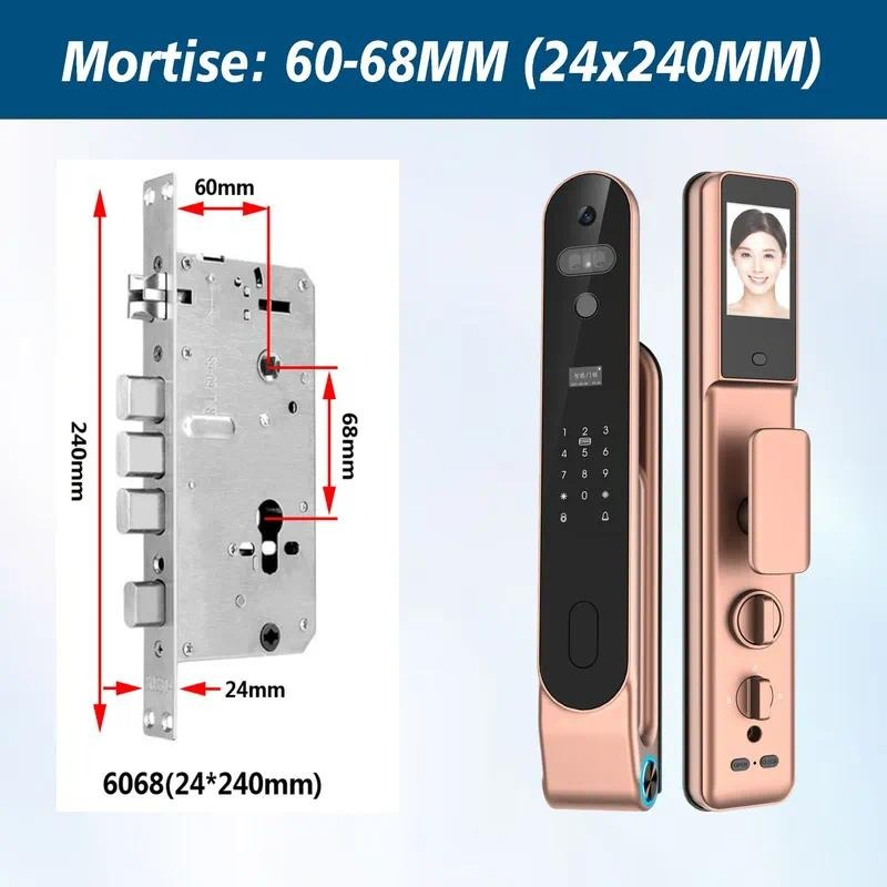 고품질 3D 얼굴 인식, 비밀번호, 손바닥 지문, 손바 - Smart Door Lock Fingerprint Wifi 리뷰 및 가격