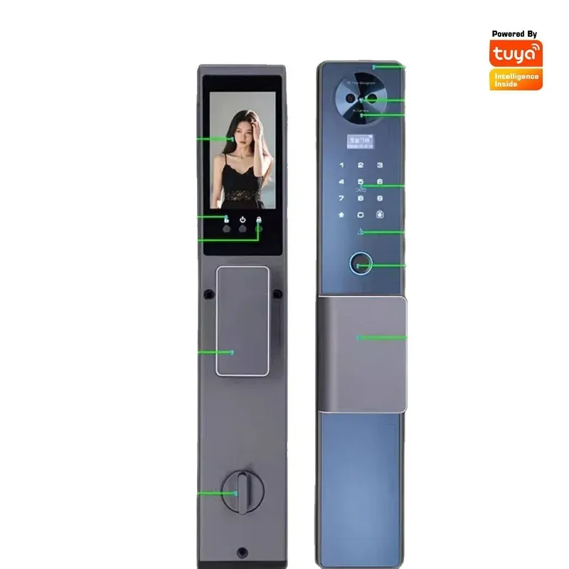 스마트 잠금장치, 얼굴 인식, 자동 작동, 가정용, 손 - Video Door Lock With Camera Peephole 리뷰 및 가격