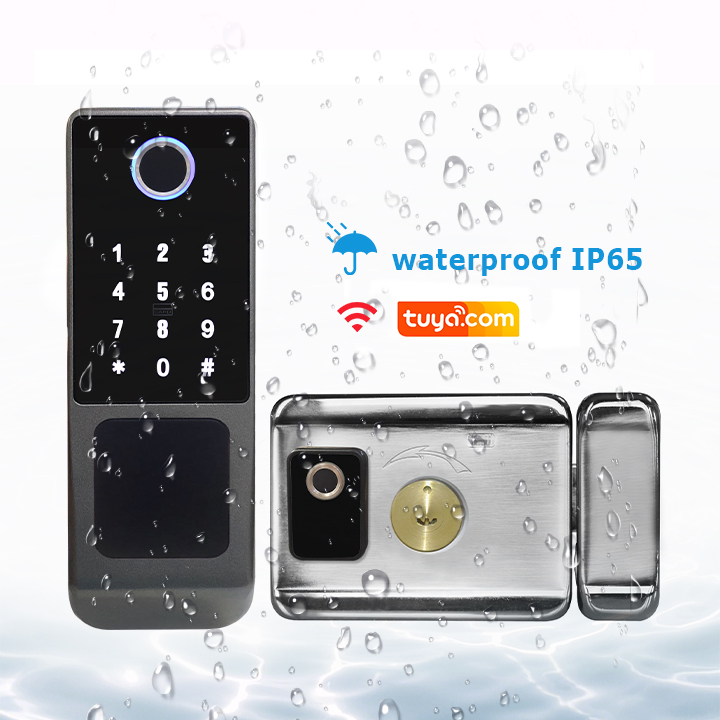 공장 가격 야외 방수 RFID 키리스 투야 스마트 도어 - Smart Rim Lock Wifi Fingerprint 리뷰 및 가격
