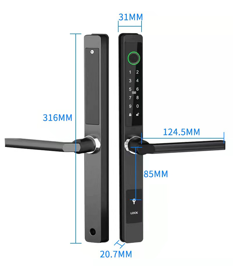 ZHDCOOKEY 생체 인식 디지털 도어락 방수 TTL - Fingerprint Padlock Weatherproof 리뷰 및 가격