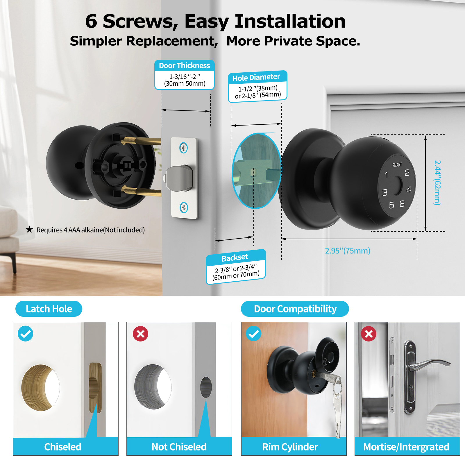 Viladepot 스마트 잠금 장치 열쇠가 없는 출입문 - Smart Lock Deadbolt Keypad Bluetooth 리뷰 및 가격