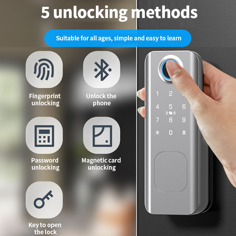 초보자용 투야 TT락 야외 마당 게이트 단면 지문 인식 - Smart Rim Lock Wifi Fingerprint 리뷰 및 가격