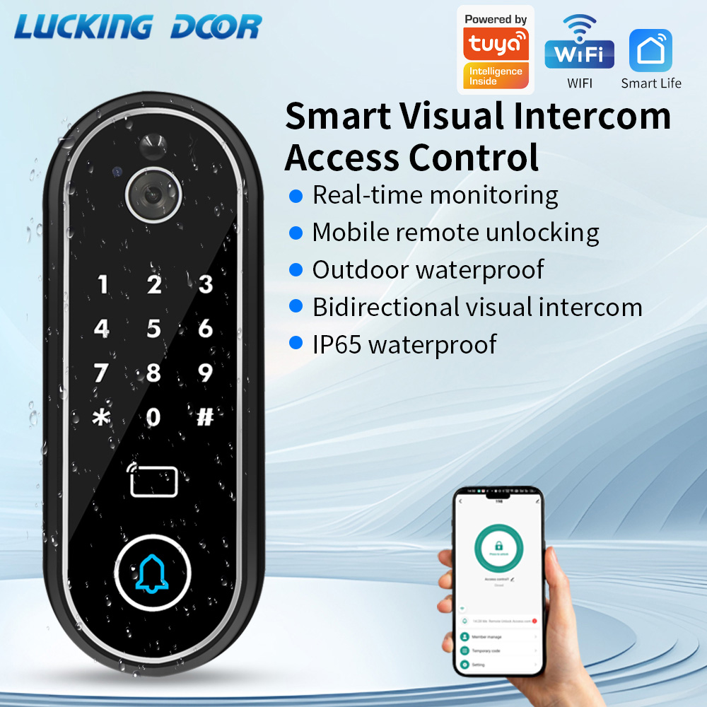 Suppot Tuya App 비디오 초인종 도어폰 카메 - Video Door Lock With Camera Peephole 리뷰 및 가격
