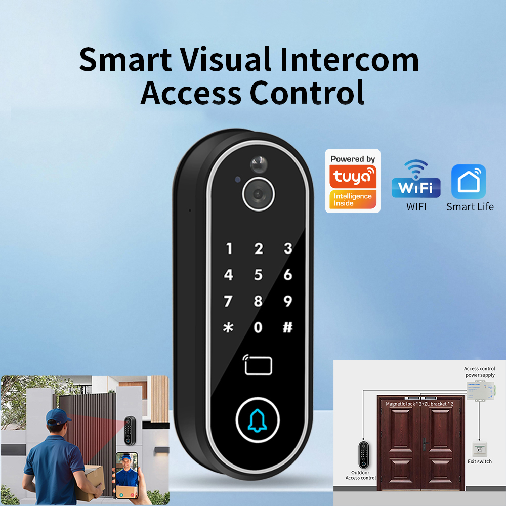 Suppot Tuya App 비디오 초인종 도어폰 카메 - Video Door Lock With Camera Peephole 리뷰 및 가격
