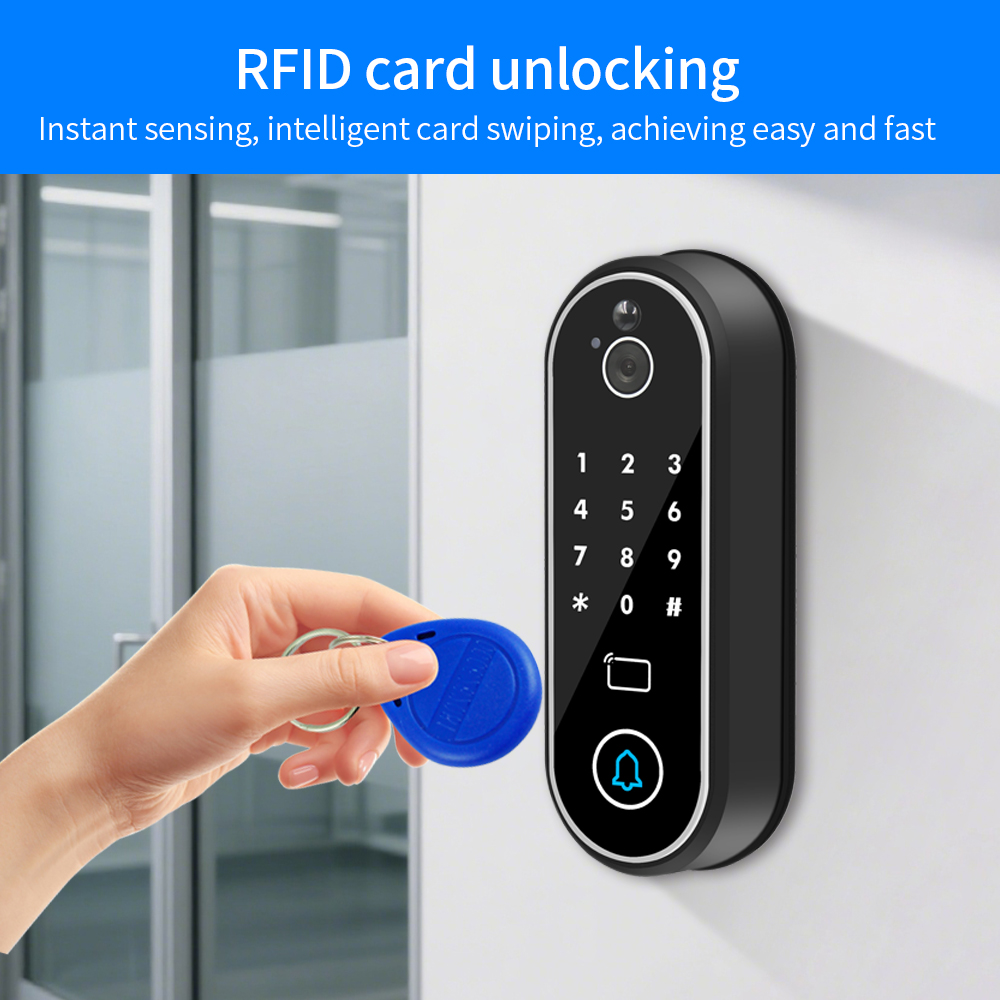Suppot Tuya App 비디오 초인종 도어폰 카메 - Video Door Lock With Camera Peephole 리뷰 및 가격