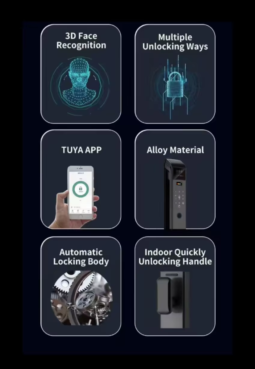 엔리케 위시홈 3D 얼굴 지문 인식 와이파이 스마트 도 - Smart Door Lock Fingerprint Wifi 리뷰 및 가격