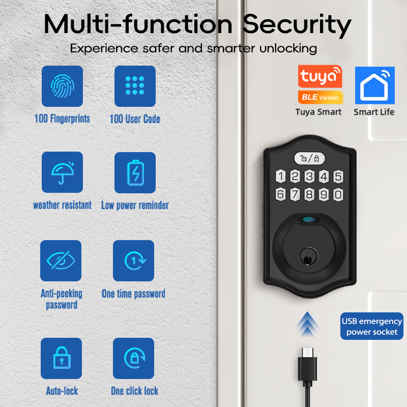 CDOK K6Tuya 스마트 잠금장치, 지문 잠금장치, - Smart Lock Zigbee Gateway 리뷰 및 가격