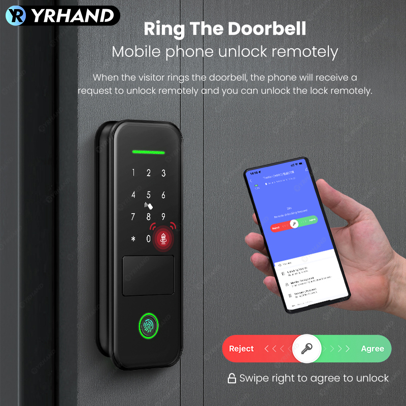 투야 스마트락 세라두라 인텔리헨테 방수 와이파이 지문인 - Smart Rim Lock Wifi Fingerprint 리뷰 및 가격
