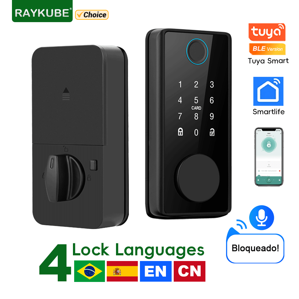 RAYKUBE DS01 투야 스마트 지문 데드볼트 잠금 - Smart Lock Deadbolt Keypad Bluetooth 리뷰 및 가격