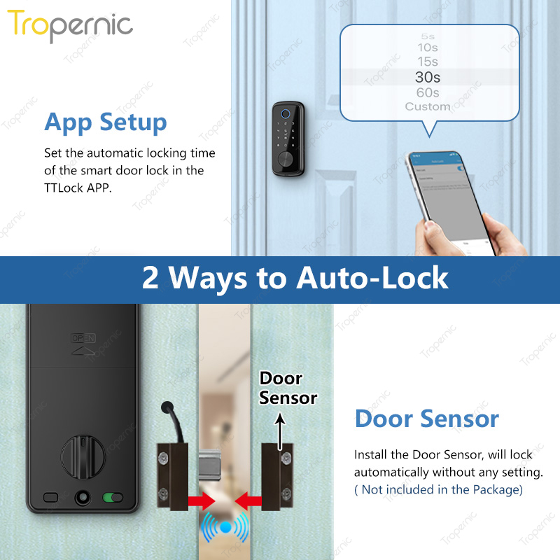 투야 지그비 문짝 데드볼트 잠금, 생체 인식 지문 잠금 - Smart Door Lock Tuya App 리뷰 및 가격