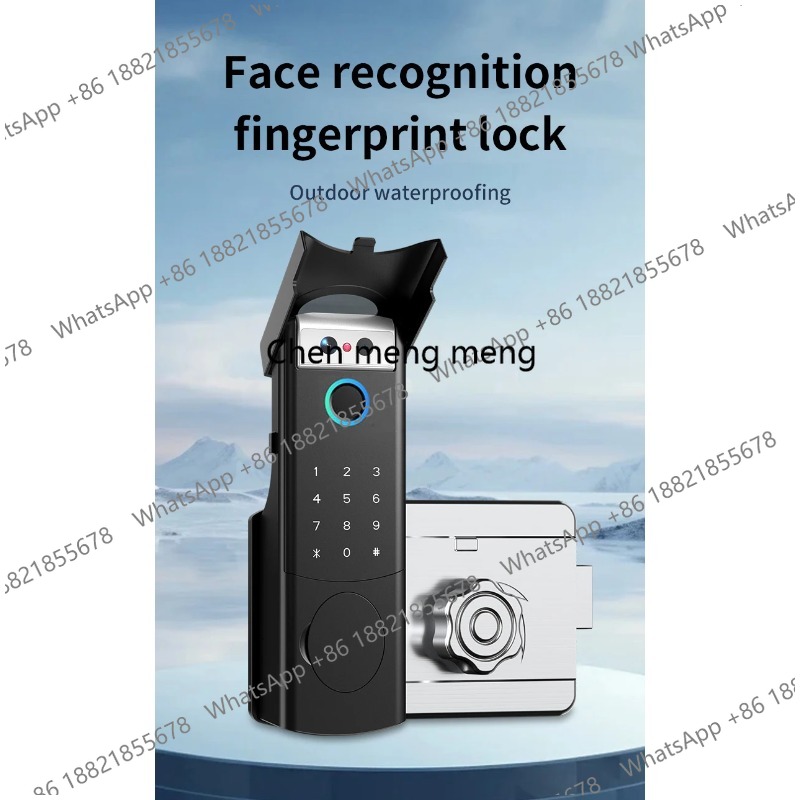 방수 림락 지문인식 원격 잠금해제 코드 키리스 스마트락 - Smart Rim Lock Wifi Fingerprint 리뷰 및 가격