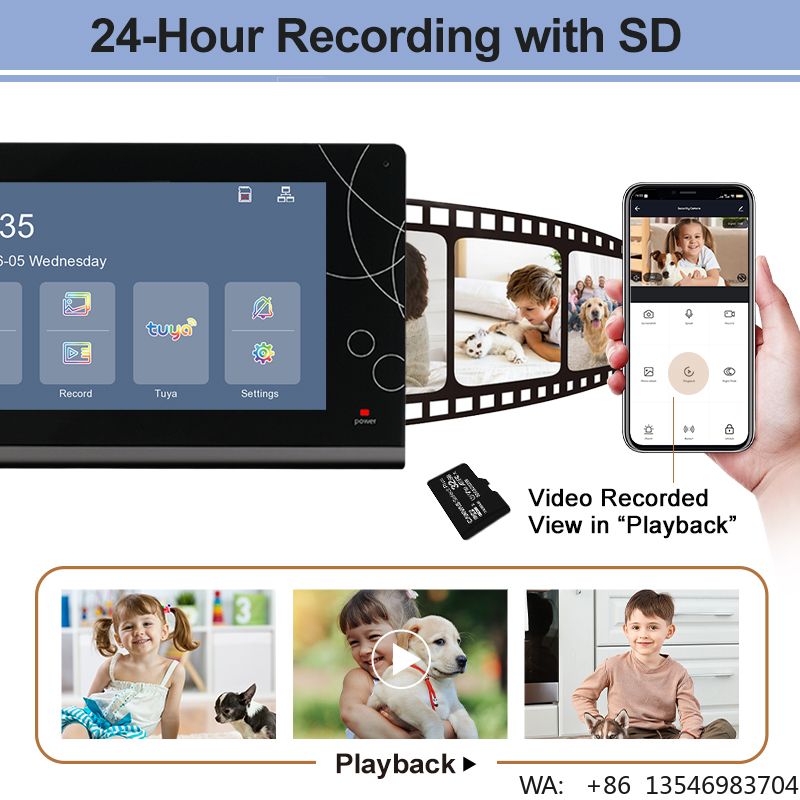 3MP 2K 투야 와이파이 스마트 비디오 도어벨 카메라 - Smart Door Lock With Camera Intercom 리뷰 및 가격