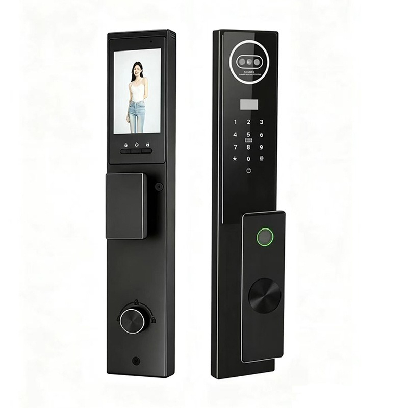 투야(Tuya) 비밀번호, 얼굴 인식, 비디오 인터콤, - Video Door Lock With Camera Peephole 리뷰 및 가격