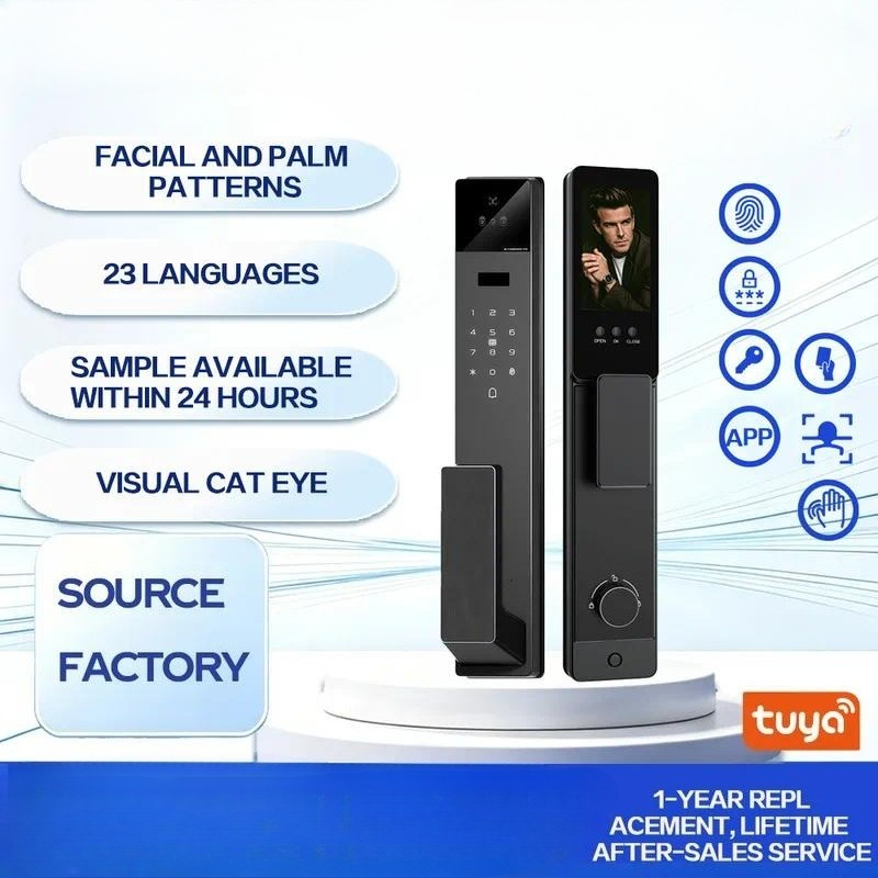 투야 스마트 도어락, 3D 비디오 인터콤, 얼굴 인식, - Video Door Lock With Camera Peephole 리뷰 및 가격