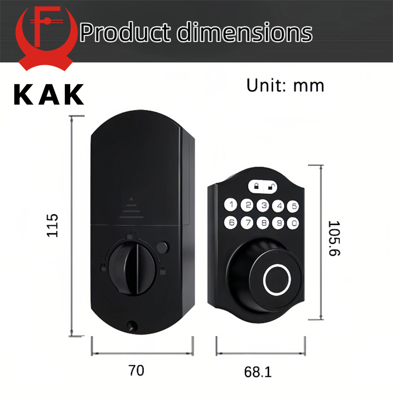 KAK 아메리칸 스타일 스마트 데드볼트 도어락(투야 블 - Smart Lock Deadbolt Keypad Bluetooth 리뷰 및 가격